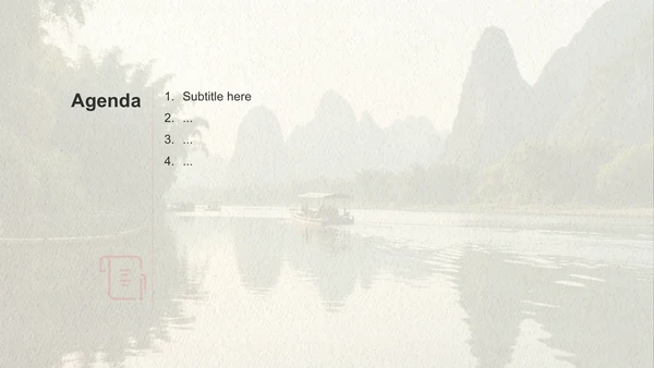 绿色复古风湖南红色旅游路线推荐PPT