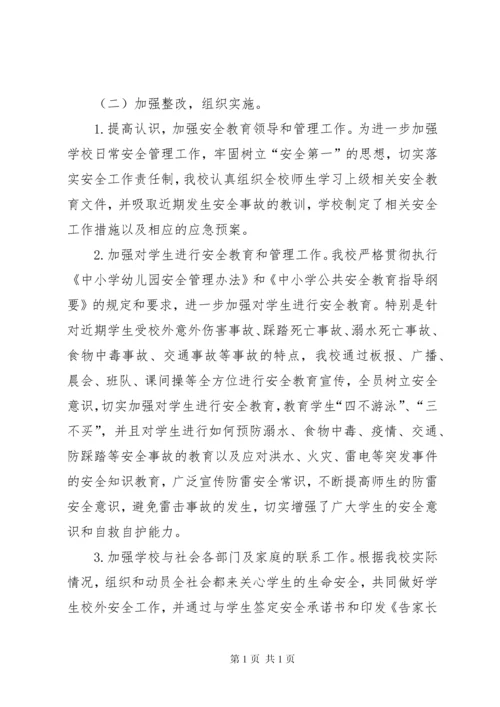 校园及周边安全隐患排查专项整治行动工作情况汇报.docx