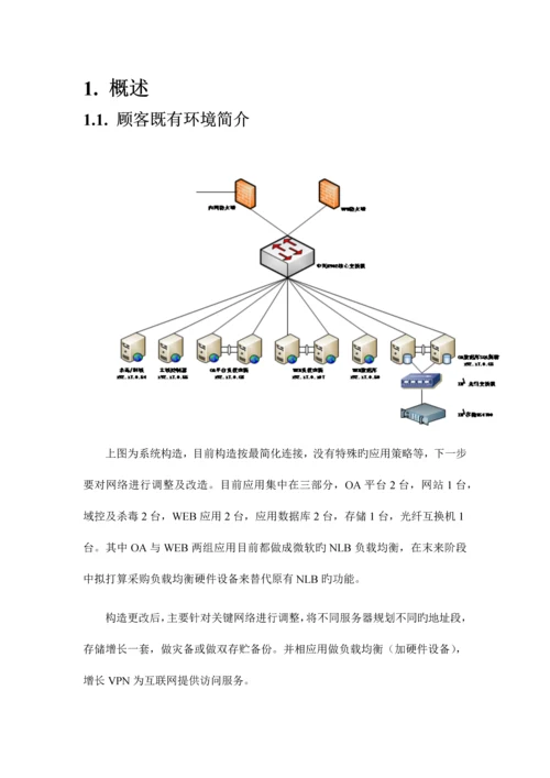 VMware数据中心基础架构虚拟化整合项目方案书.docx