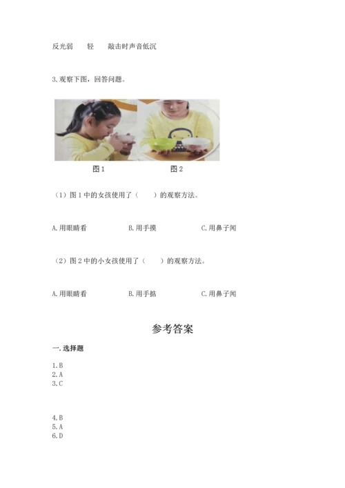 教科版科学二年级上册《期末测试卷》精品【能力提升】.docx