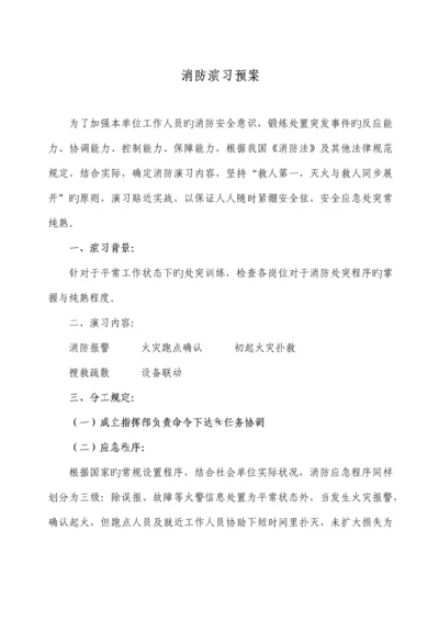 消防演习预案.docx