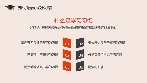 培养好习惯成就好人生主题教育PPT模板