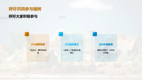 社区植树，你我共参与