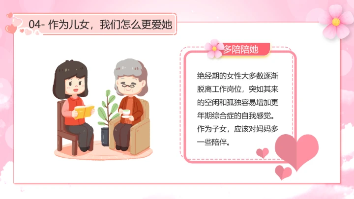 世界更年期关怀日关爱女性健康更年期科普宣传PPT