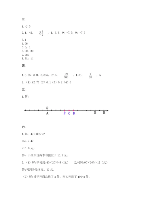 海南省【小升初】2023年小升初数学试卷精品（名校卷）.docx