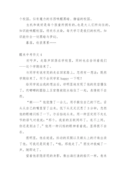 醒来中考作文.docx