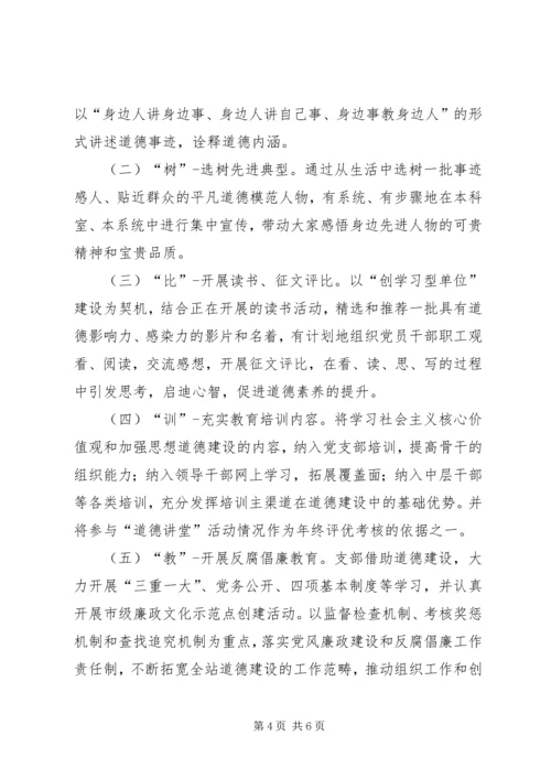 道德讲堂建设实施方案 (8).docx