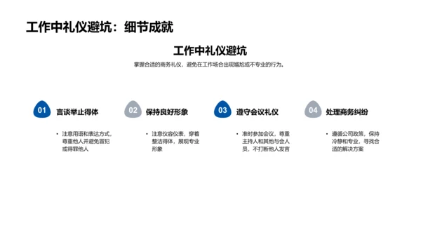 化药业务礼仪指导PPT模板