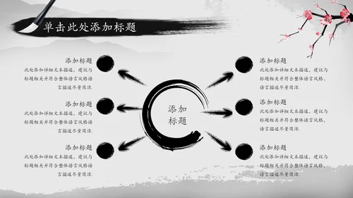 忆江南中国风水墨传统文化PPT模板