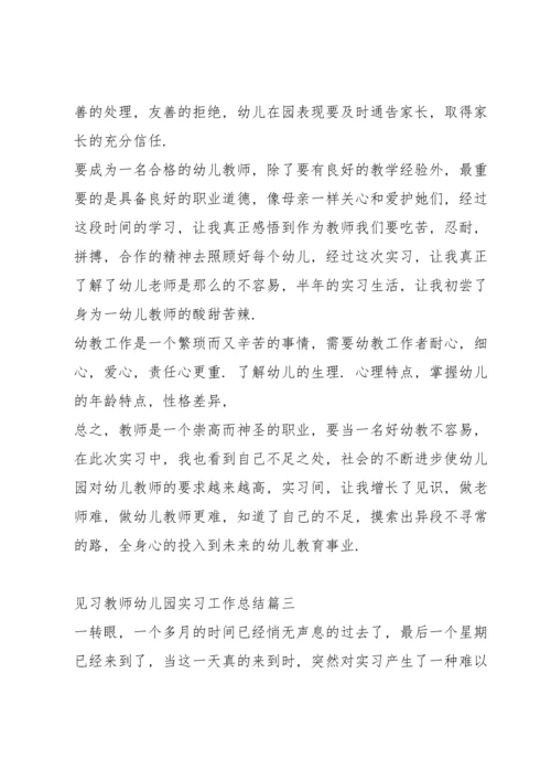 见习教师幼儿园实习工作总结.docx