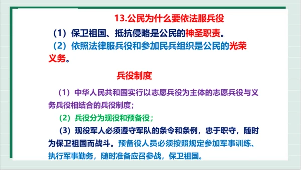 【核心考点】第二单元 理解权利义务 复习课件(共41张PPT)