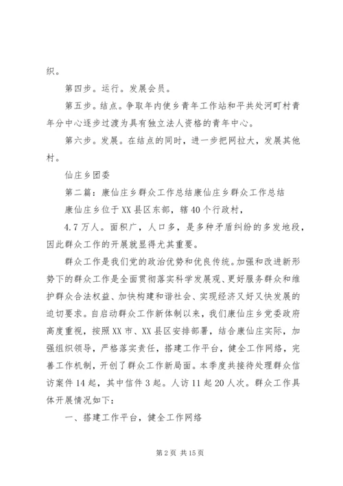 仙庄乡青年工作站建设实施方案.docx