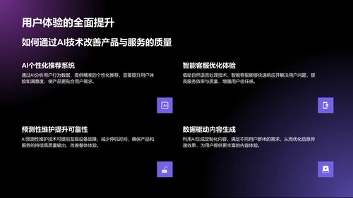 紫色科技风通用行业AI发布会PPT模板