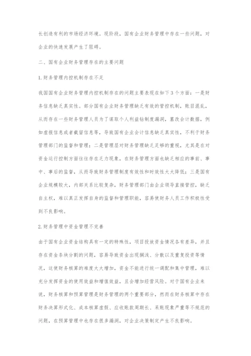 国有企业财务管理存在的主要问题及解决对策.docx