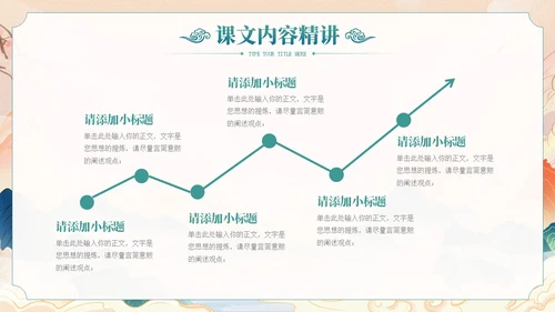 国朝中国风教师说课教学通用PPT课件模板