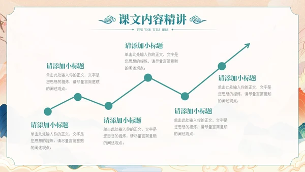 国朝中国风教师说课教学通用PPT课件模板