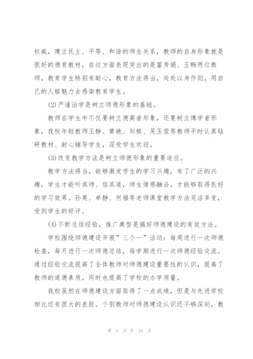 学校2022年师德师风工作总结.docx