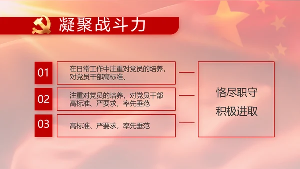 红色大气入党积极分子年终工作总结动态PPT