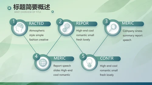 绿色清新春天春季旅游电子相册PPT