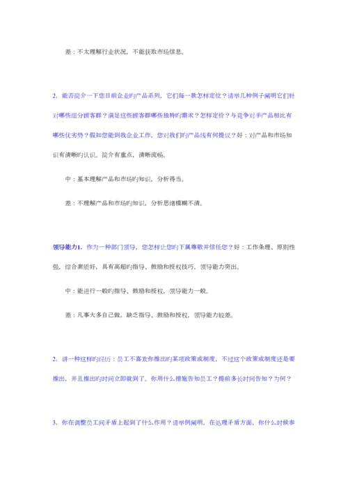 2023年销售经理结构化面试的题目.docx