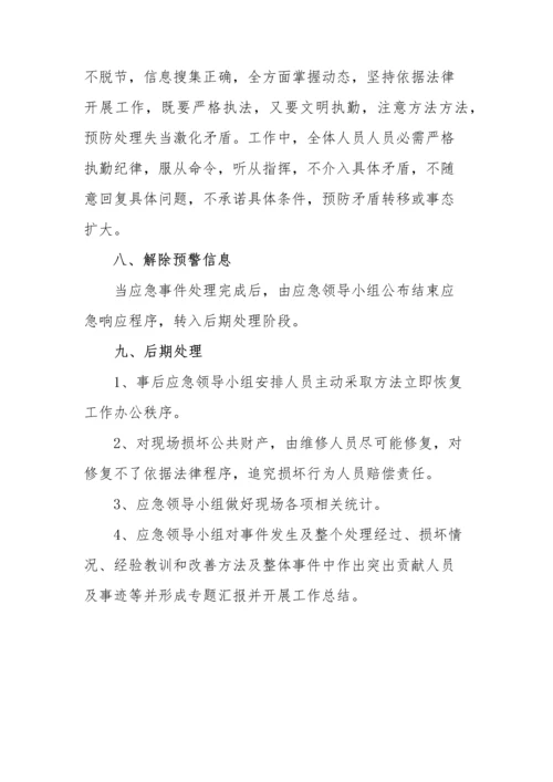 物业公司群体上访事件应急专题预案.docx