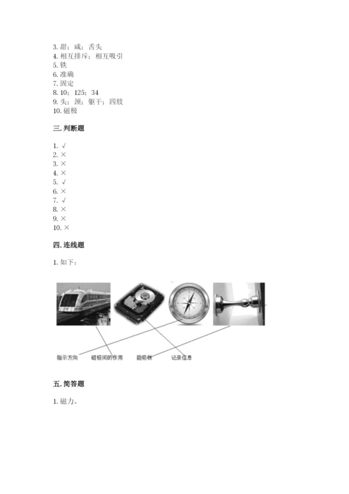 教科版二年级下册科学期末测试卷及完整答案（历年真题）.docx