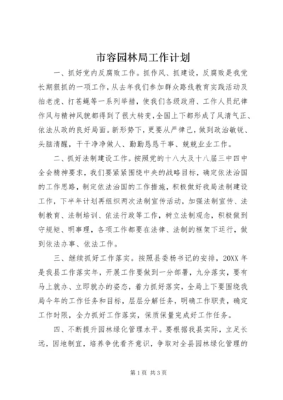 市容园林局工作计划 (2).docx