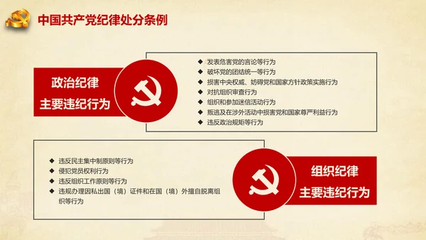大气2017微党课党员干部基本知识应知应会专题ppt模板