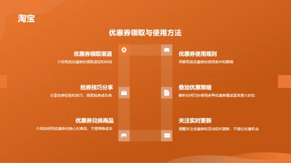 橙色渐变购物狂欢节活动总结PPT模板