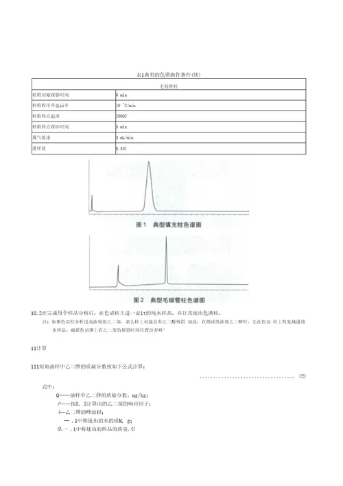 NBSHT08762013在用发动机油中微量乙二醇的测定气相色谱法