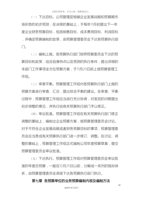 预算编制方案.docx