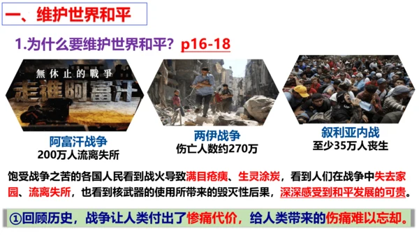 【新课标】2.1  推动和平与发展  课件（33张PPT）