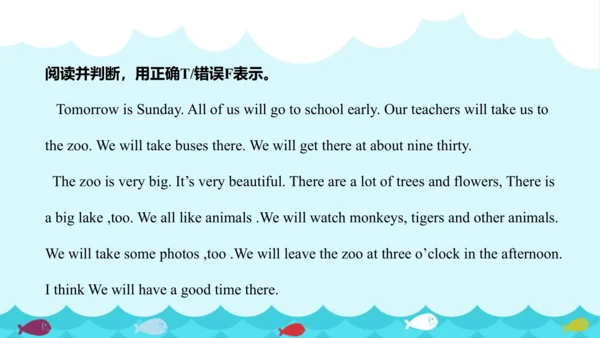 Unit 7 Summer holiday plans Story time & Grammar t