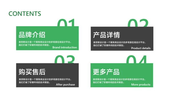 商务风科研汇报绿色简约风PPT套装