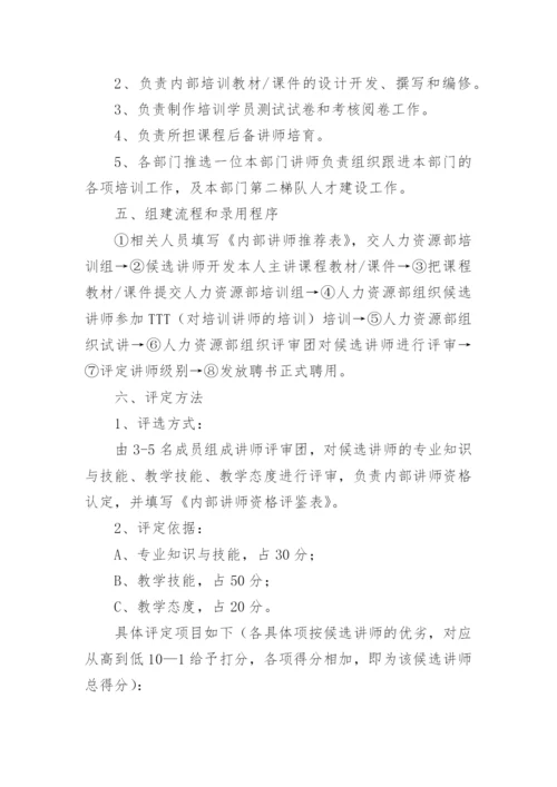 《内部讲师》培训方案.docx