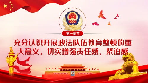 全国政法队伍教育整顿解读公安反腐党课