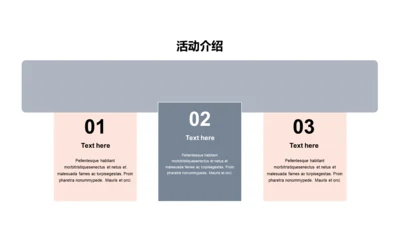 扁平PPT活动介绍
