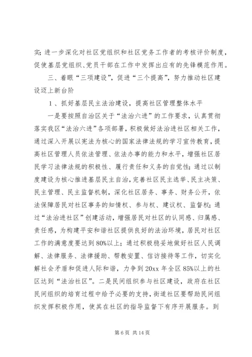 加强社区建设工作的意见.docx