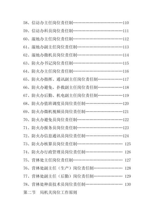 加格达奇林业局全新规章新版制度汇编.docx