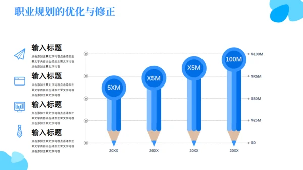 大学生职业生涯规划就业教学通用PPT模板