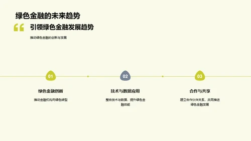 绿色金融：银行业新征程