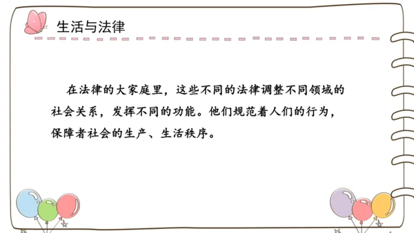 1 感受生活中的法律  课件-道德与法治六年级上册统编版