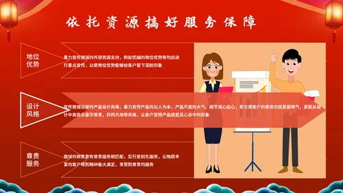 中国风开工大吉模板通用PPT模板