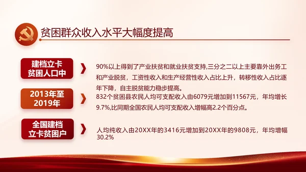 红色大气开展宪法宣传教育活动动态PPT模板