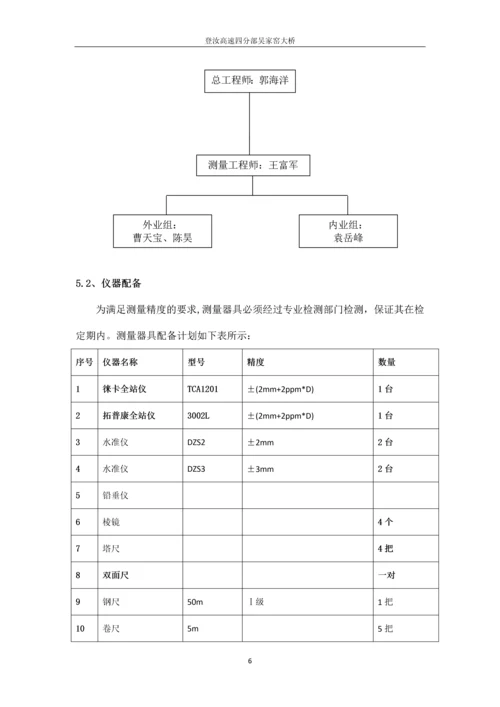 桥梁施工测量方案.docx