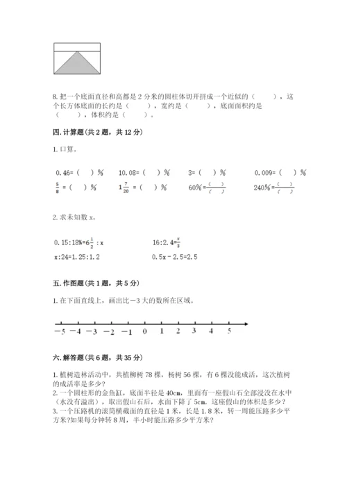 冀教版六年级下册数学 期末检测卷精品【典型题】.docx