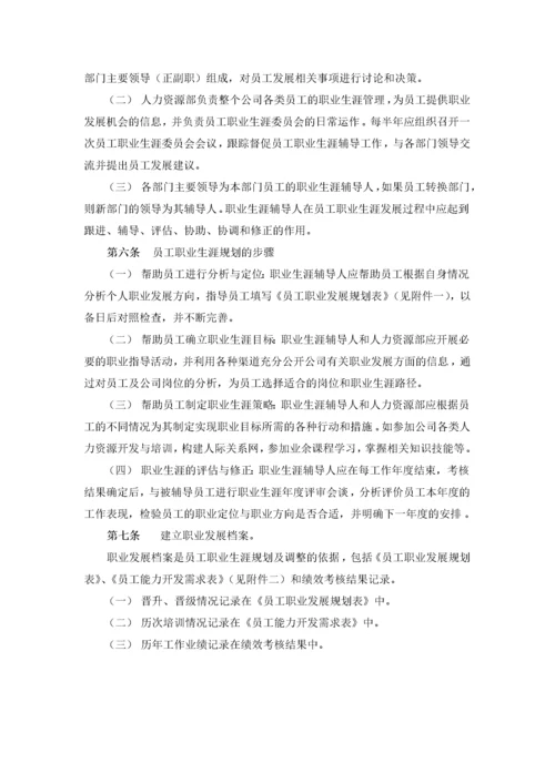 员工职业生涯管理办法.docx