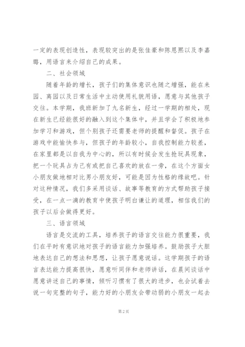 小班幼儿发展分析评价.docx
