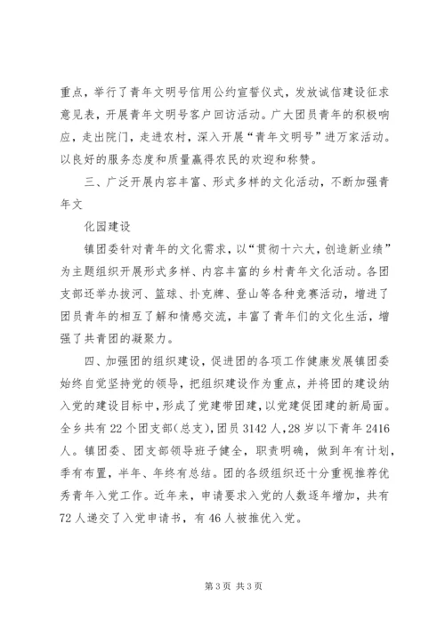 五四红旗团委先进事迹材料.docx