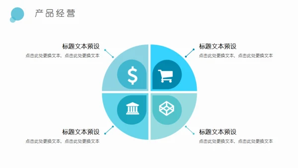 蓝色简约旋风述职报告通用PPT模板
